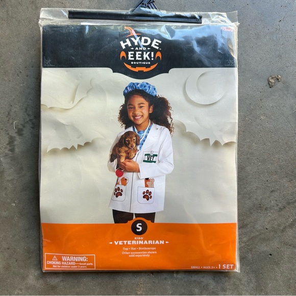 Hide and Eek Kids Veterinarian Costume | Size Small 6-7 | New in Package - Picture 2 of 11